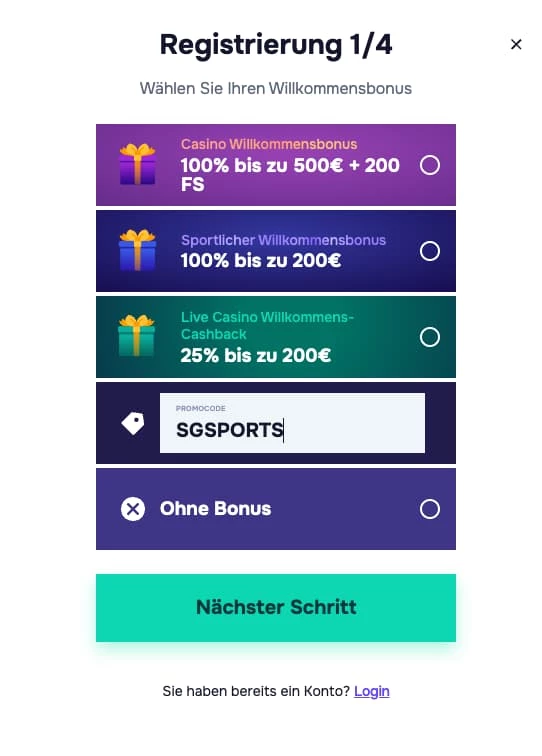 sgcasino-promocode